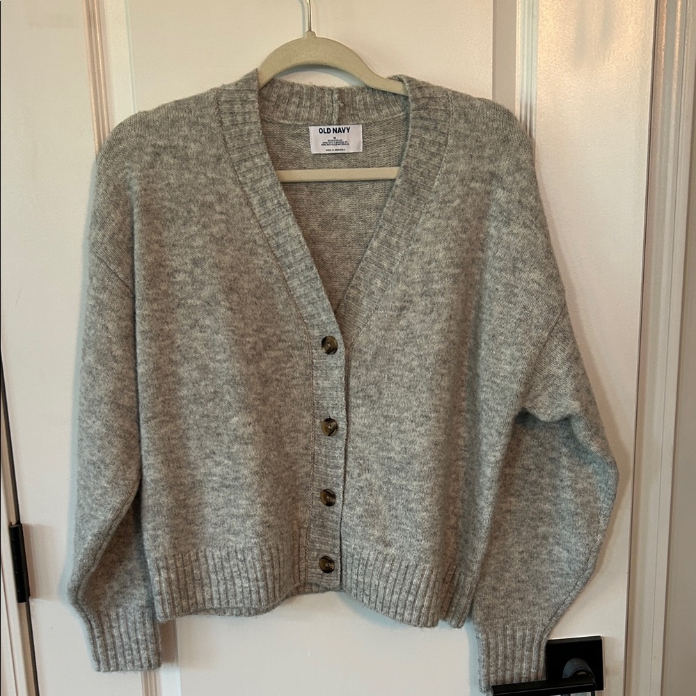 Old Navy Women's Heather Gray Cardigan 6.